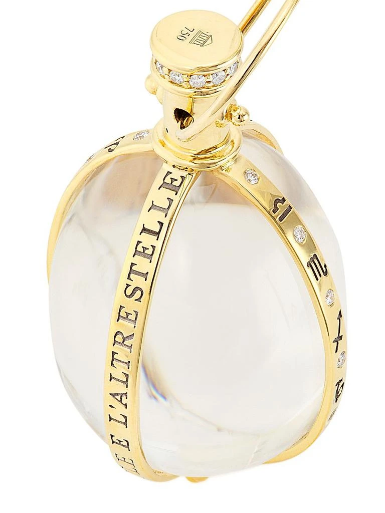 Temple St. Clair Celestial 18K Yellow Gold, Diamond 
Crystal Astrid Amulet 4