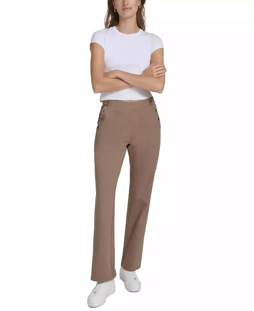 Marc New York by Andrew Marc Women's Twill Flare-Leg Pants 1