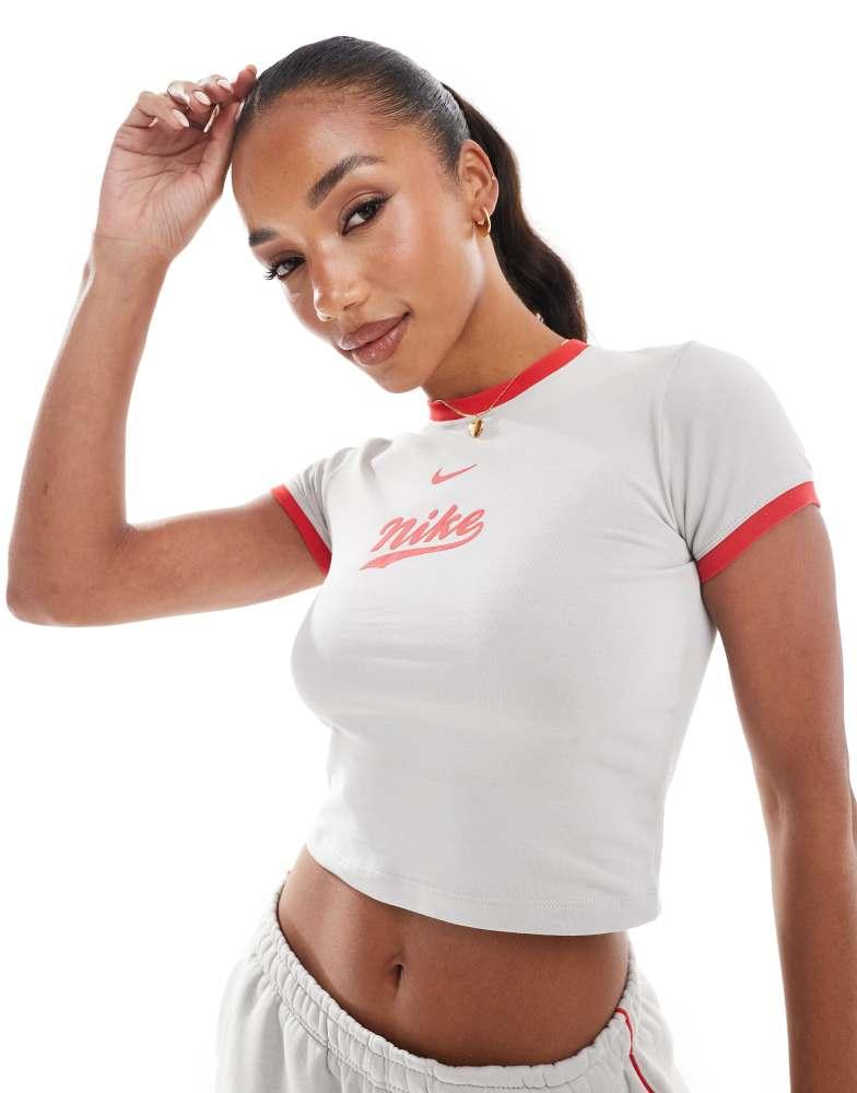asos nike crop