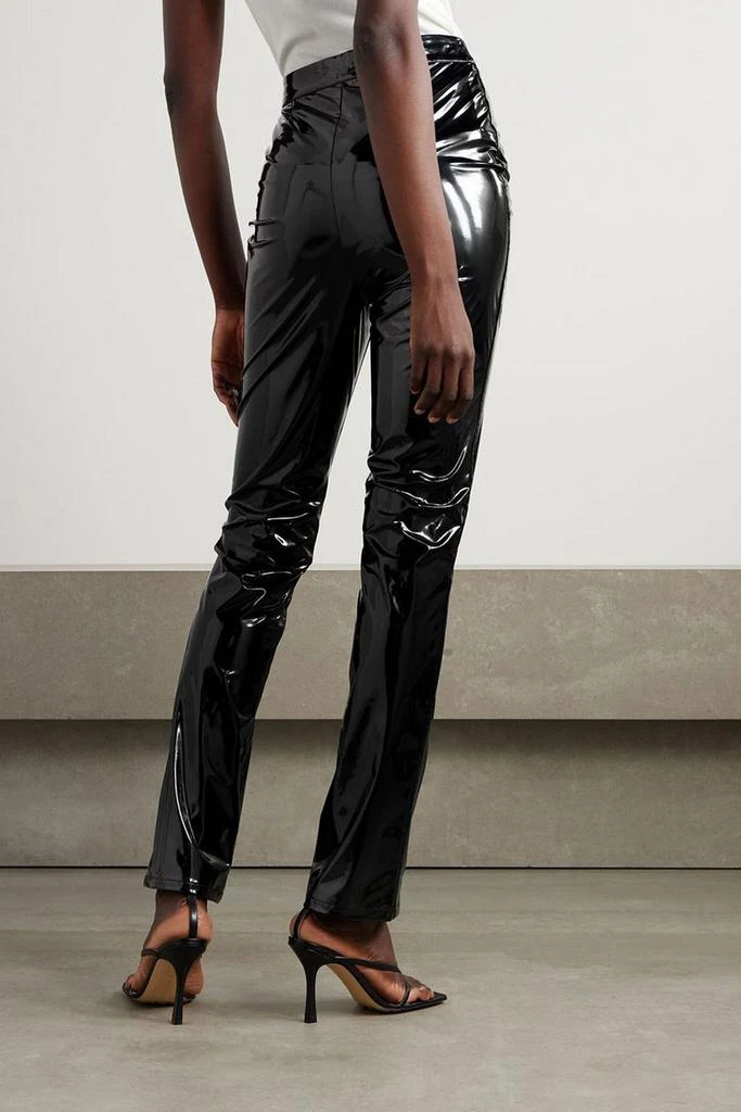 ROTATE Birger Christensen June faux patent-leather skinny pants 3