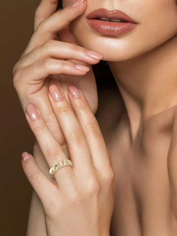 Saks Fifth Avenue 14K Yellow Gold Curb Chain Ring 3