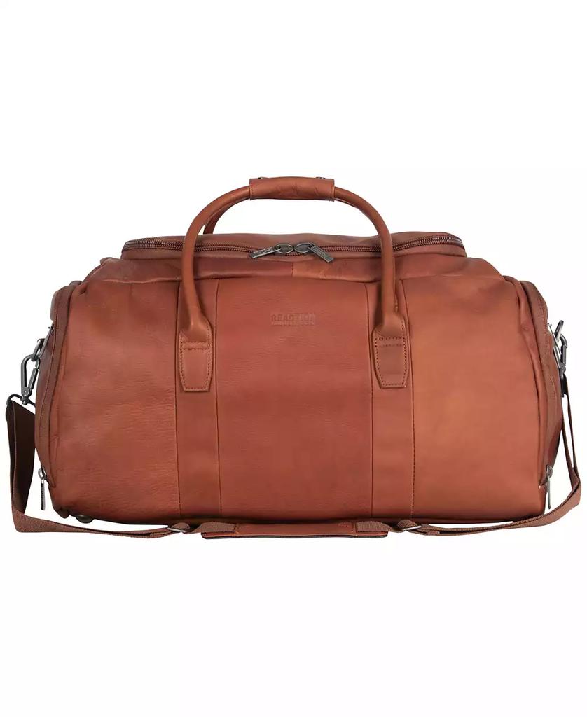 Kenneth Cole Colombian Leather 20" Single Compartment Top Load Travel Duffel Bag