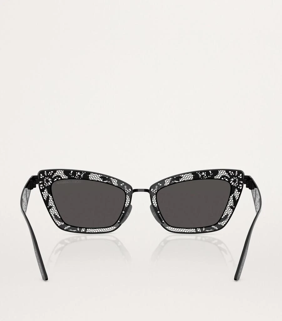 Dolce & Gabbana Steel Cat Eye Sunglasses 4