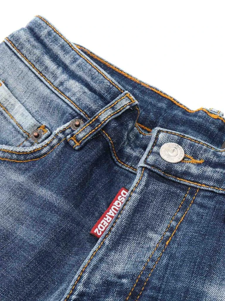 DSQUARED2 Dsquared2 Kids Logo Tag Straight-Leg Jeans 3