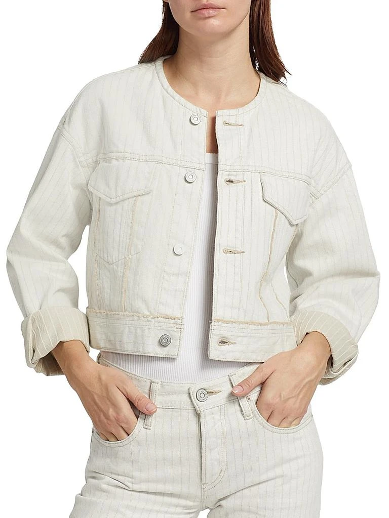 MOUSSY VINTAGE Denim Crop Jacket 6