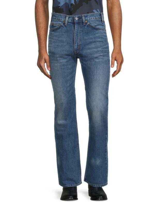 Valentino High Rise Whiskered Jeans 1