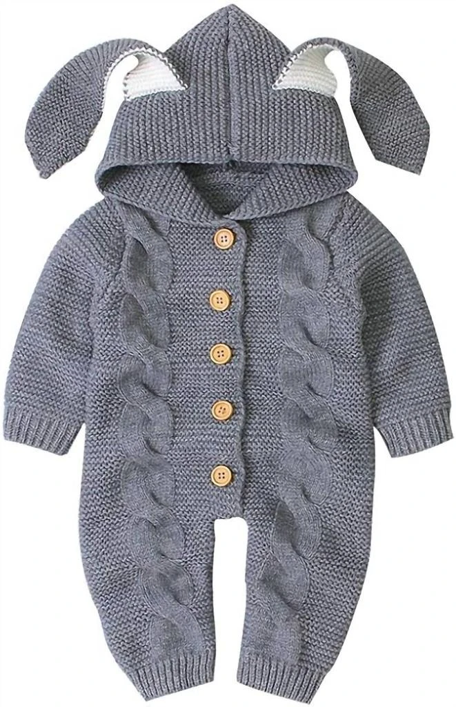 Annie
Charles Annie
Charles - Girl
s Rabbit Ears Knit Jumpsuit 3