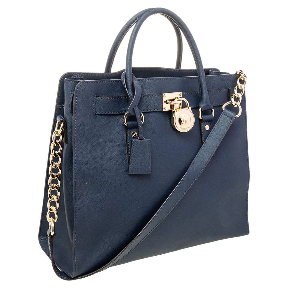 Michael Kors MICHAEL Michael Kors Blue Leather Hamilton Tote 3