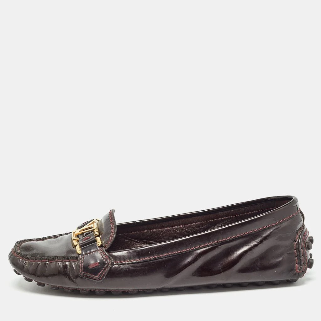 Louis Vuitton Louis Vuitton Burgundy Patent Oxford Ballet Flats Size 39 1