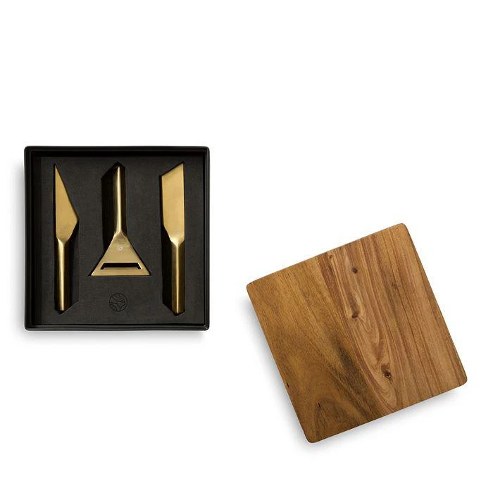 Rabbit RBT Cheese Knives and Cutting Board Set 3