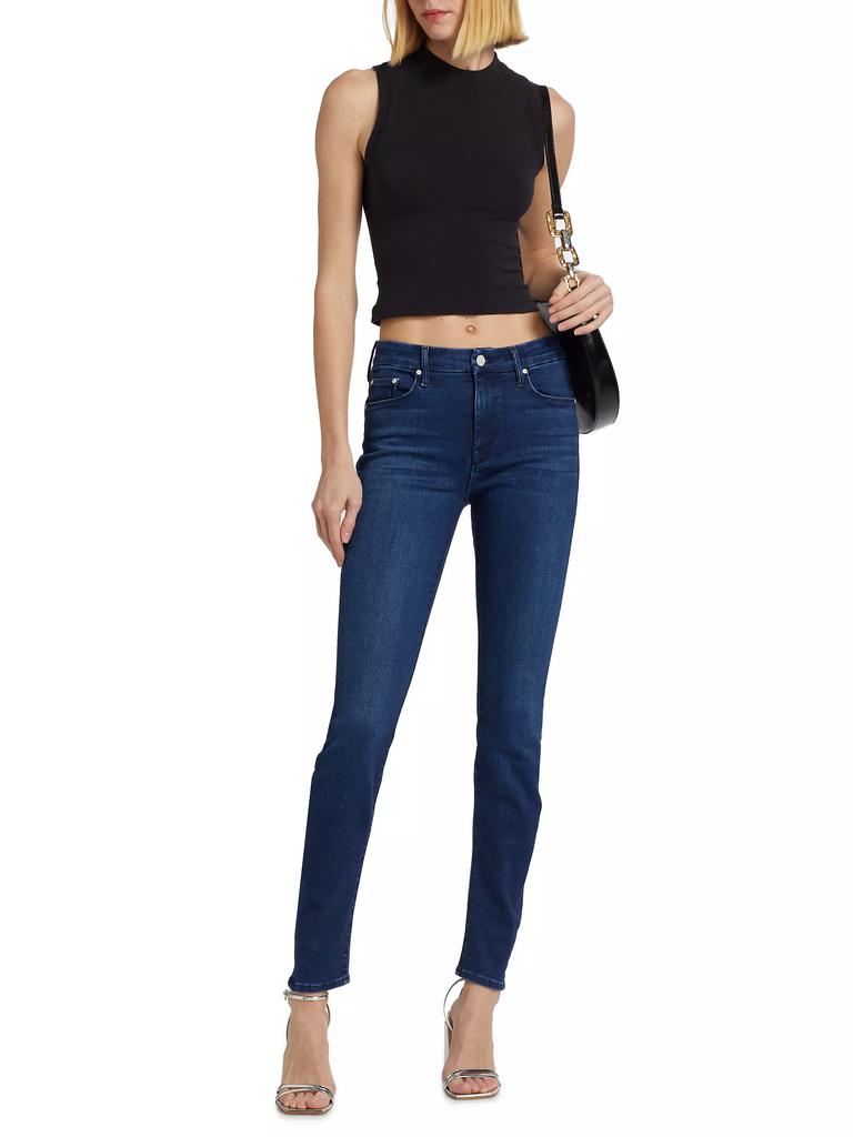 Mother The Looker Skimp Mid-Rise Skinny Jeans