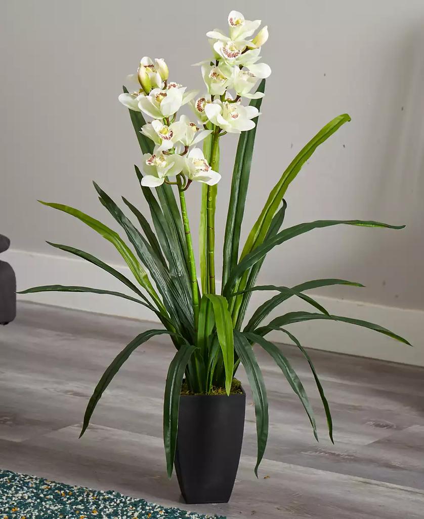 NEARLY NATURAL 39” Cymbidium Orchid Artificial Plant