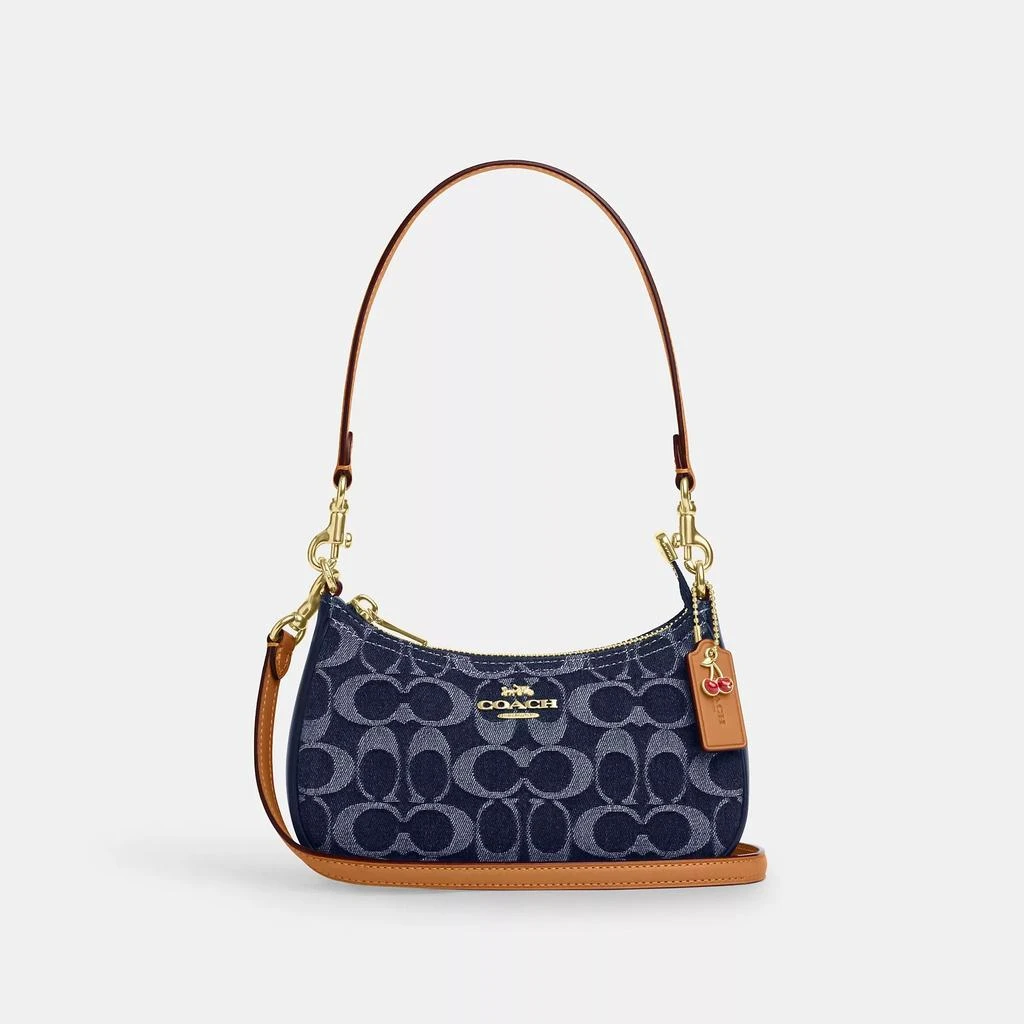 Coach Teri Mini Crossbody Bag In Signature Denim 1