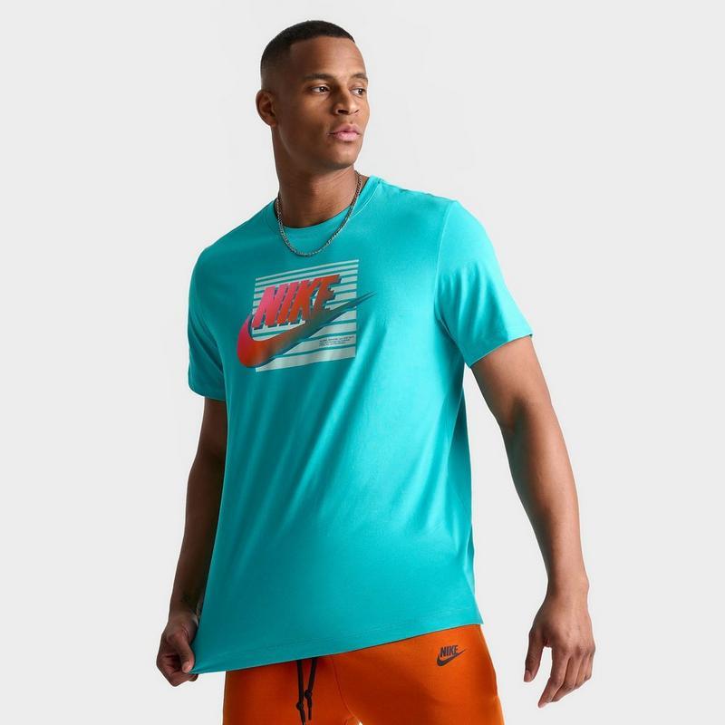 NIKE Men's Nike Sportswear Futura Gradient Graphic T-Shirt