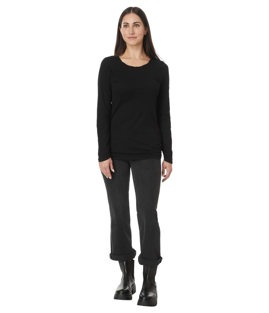 Mod-o-doc Long Sleeve Twisted Scoop Neck Tee 4