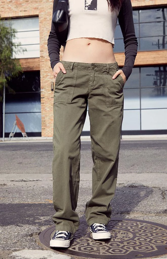 John Galt Green Parker Cargo Pants 2