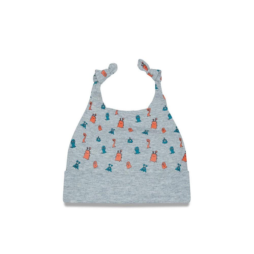 New Era Infant Boys and Girls Heather Gray Miami Dolphins Critter Cuffed Knit Hat