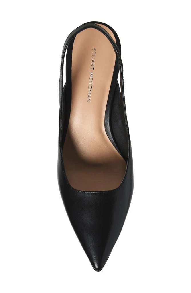 Stuart Weitzman Zuri Slingback Leather Pump 5