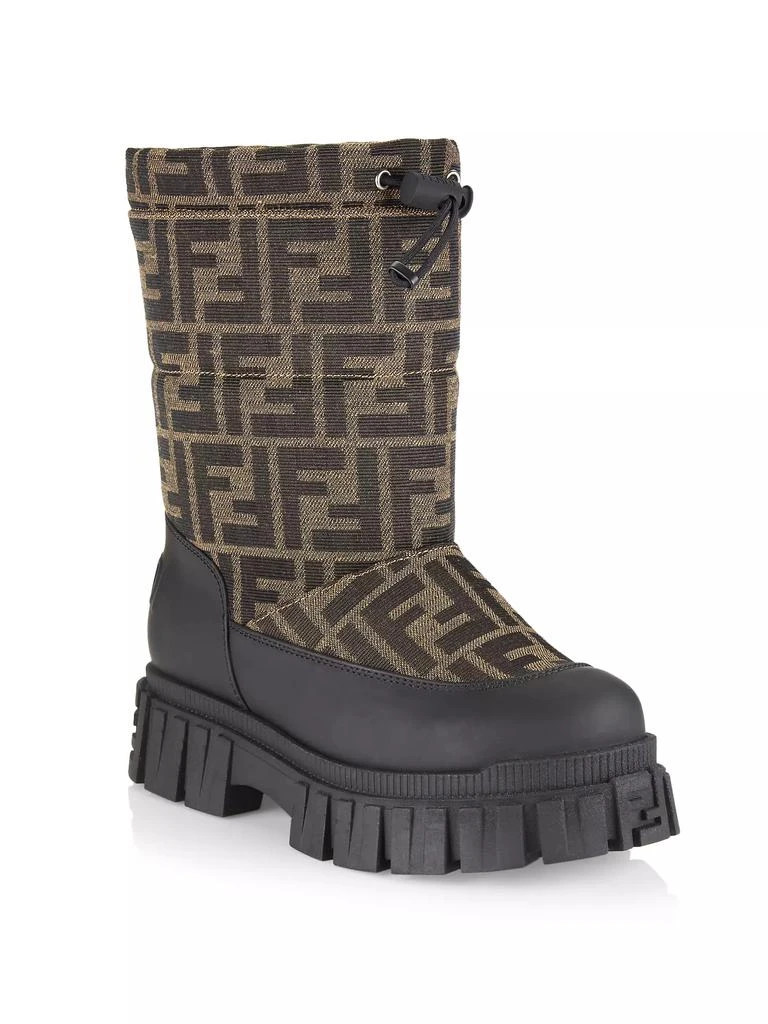 Fendi Kid's FF Logo Snow Boots 1