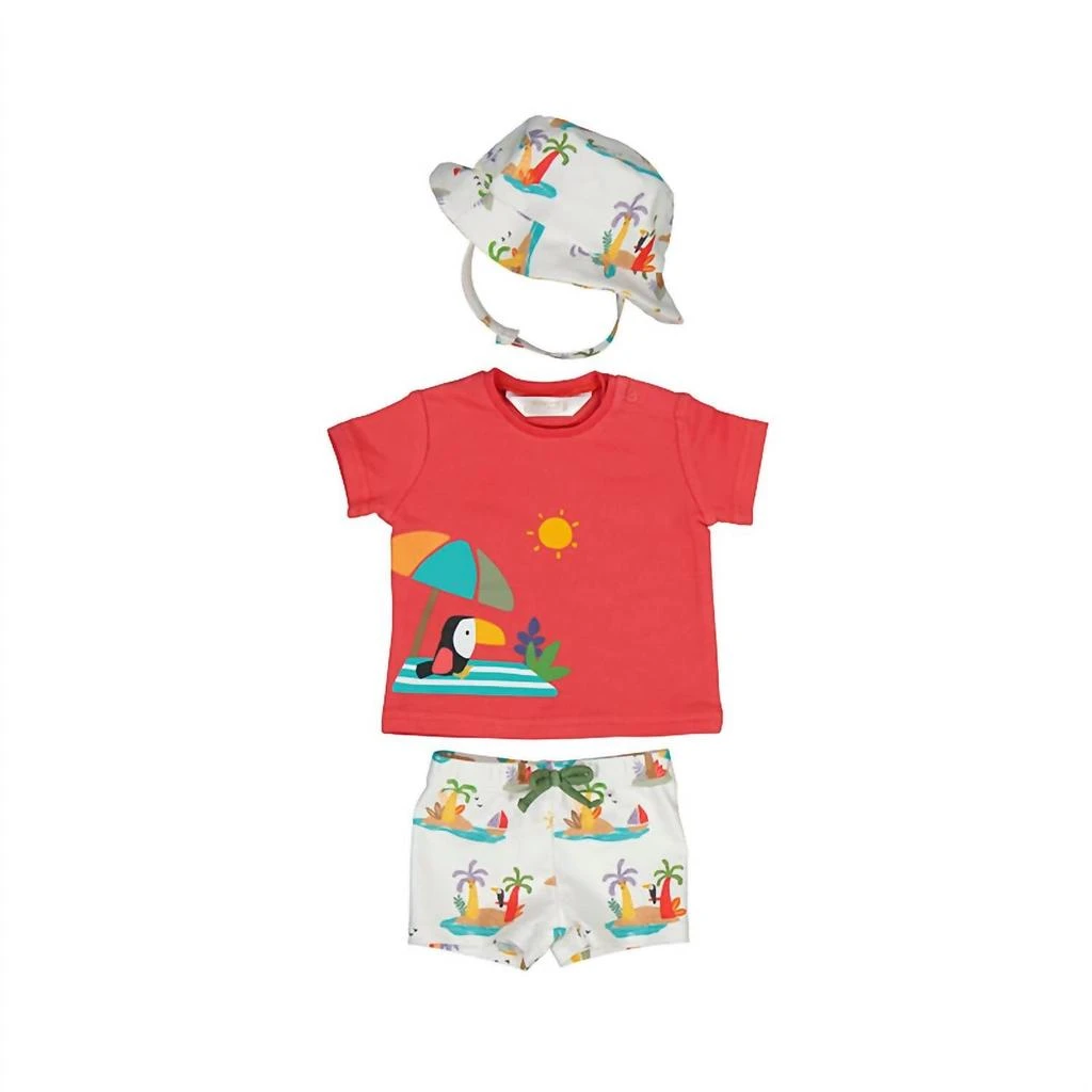 Mayoral Mayoral - Boy
s Bathsuit Set With Hat