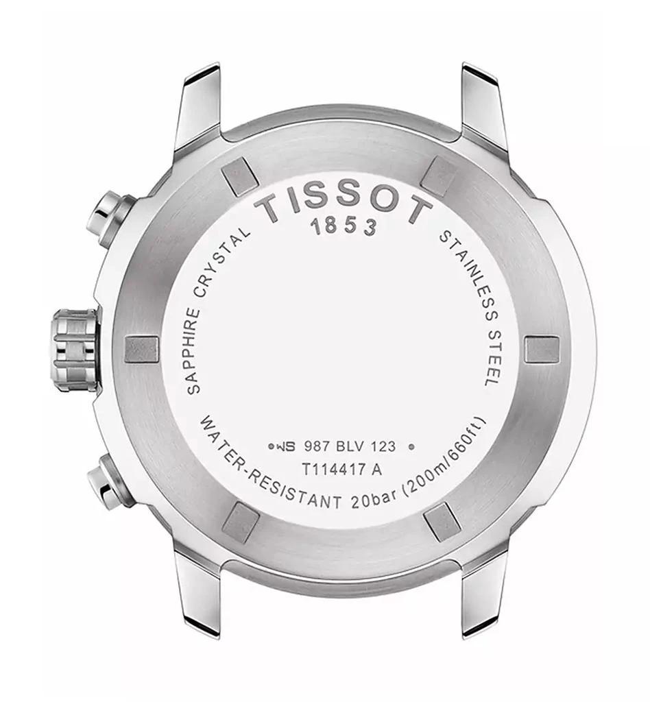 Tissot Men's Swiss Chronograph PRC 200 Stainless Steel Bracelet Watch 43mm 3