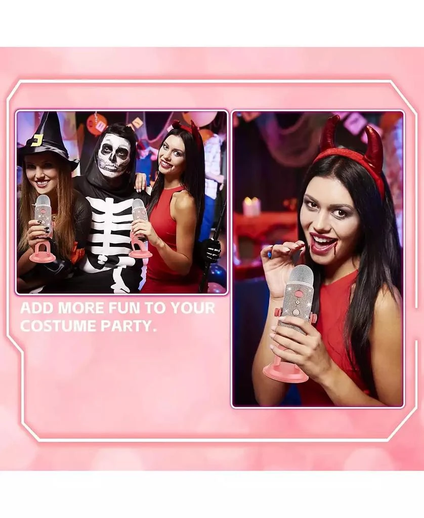 ZealSound Blue Yeti Bling Sticker, Rhinestone Crystal Diamond DIY Decoration Shiny Skin Cover for Yeti 
Yeti Pro Microphones (Silver 7