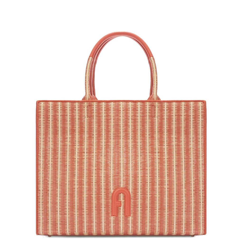 【送料&関税込】Furla Flow Logo Plaque Tote Bag Furla Flow Logo Plaque Tote Bag | italist
