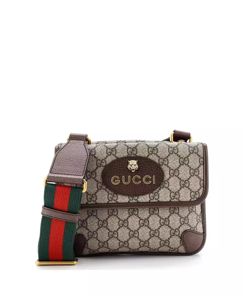 Pre-Owned Gucci Small Neo Vintage Flap Messenger GG Coated Canvas