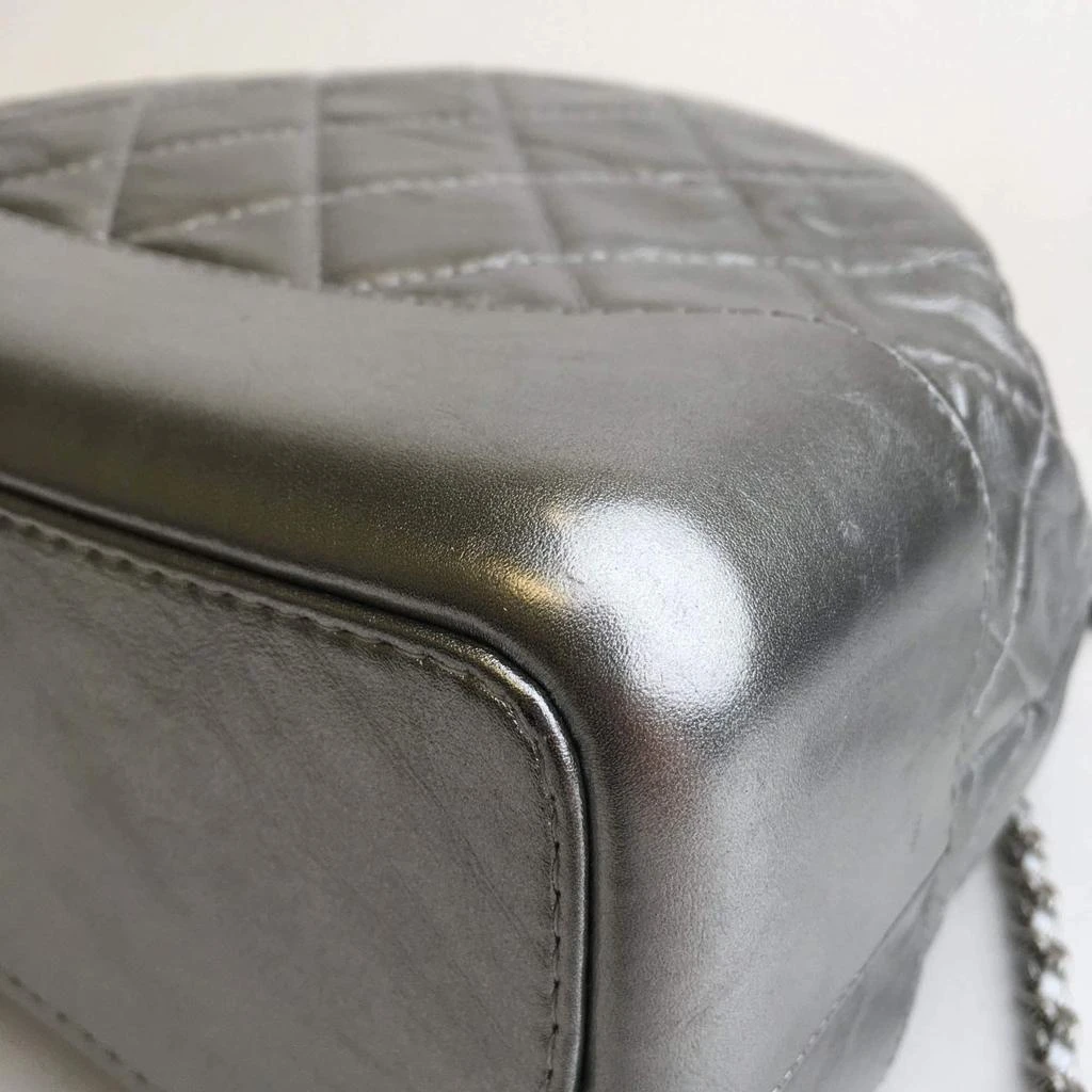 Chanel Chanel Silver Leather Gabrielle Backpacks 11