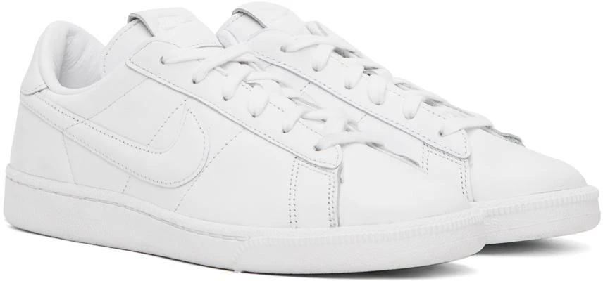 Black Comme des Garçons White Nike Edition Tennis Classic Sneakers 4