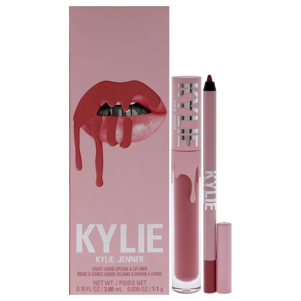 Kylie Cosmetics Velvet Lip Kit - 305 Harmony by  for Women - 2 Pc 0.10oz Velvet Liquid Lipstick, 0.039oz Lip Liner 1