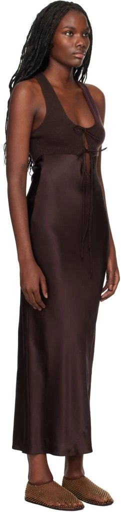 Christopher Esber Burgundy Monument Cami Maxi Dress 2