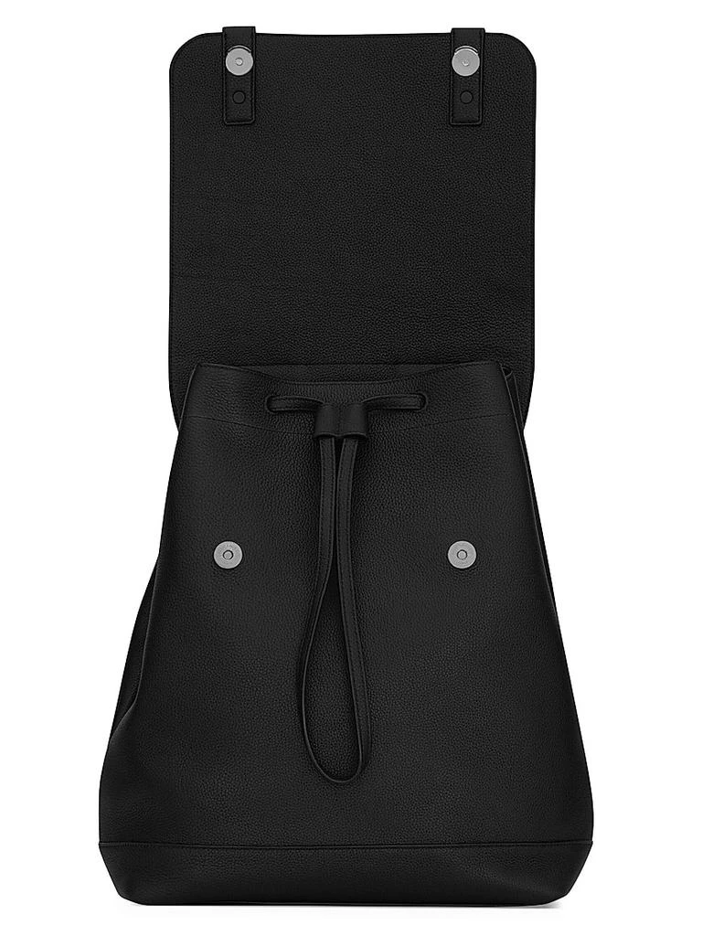Yves Saint Laurent Sac De Jour Backpack In Grained Leather 4
