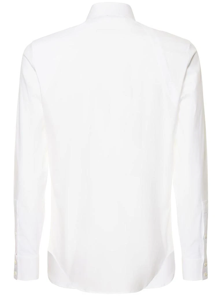 Alexander McQueen Harness Stretch Cotton Poplin Shirt 4