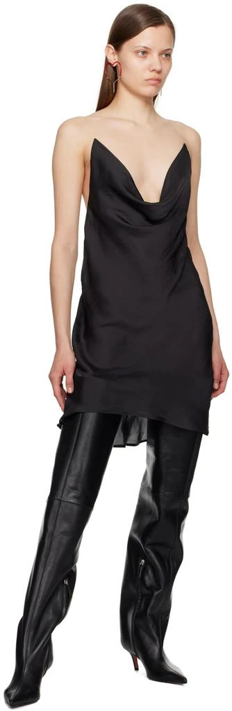 Y/Project Black Invisible Strap Minidress 4