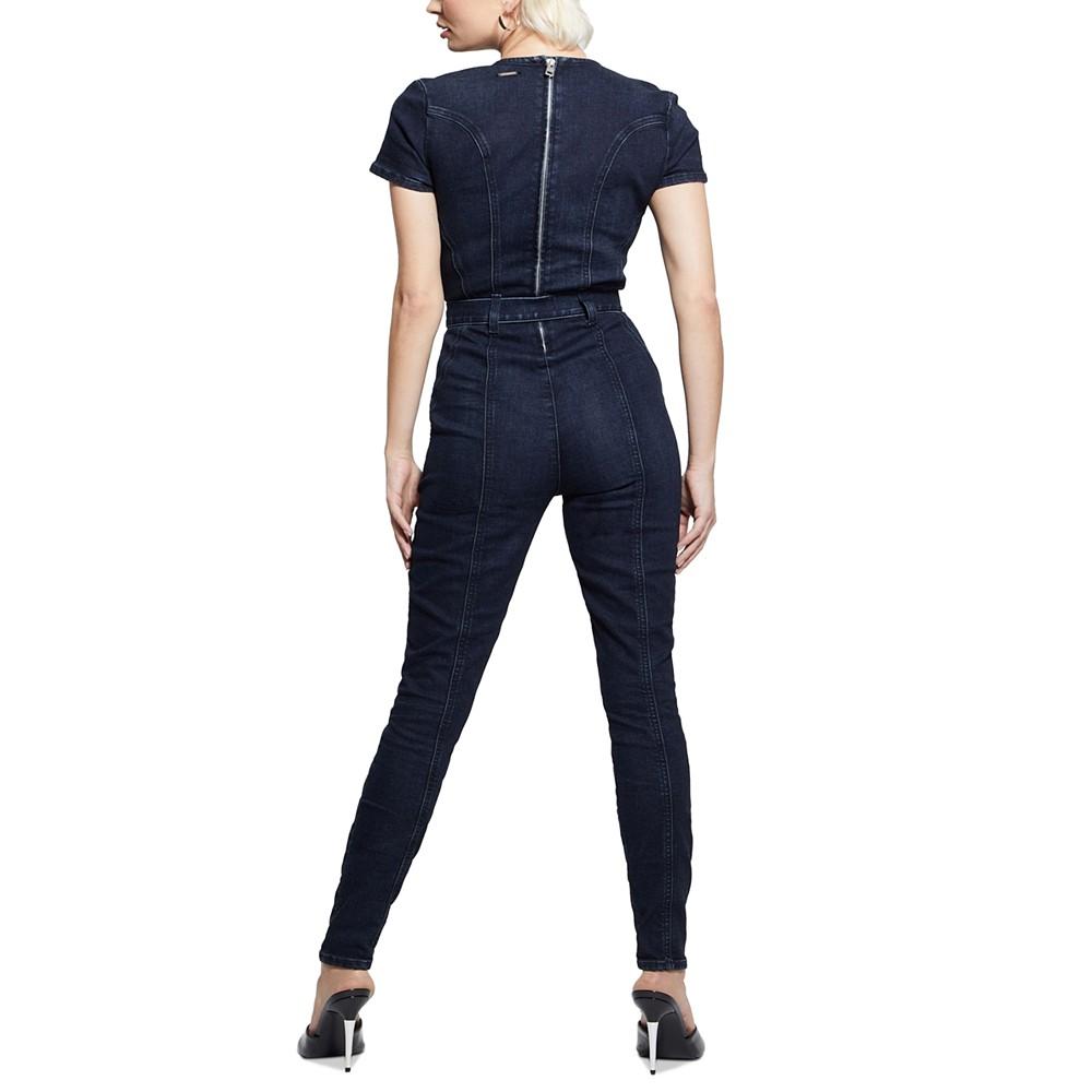 GUESS Women's Leslie Denim Jumpsuit
