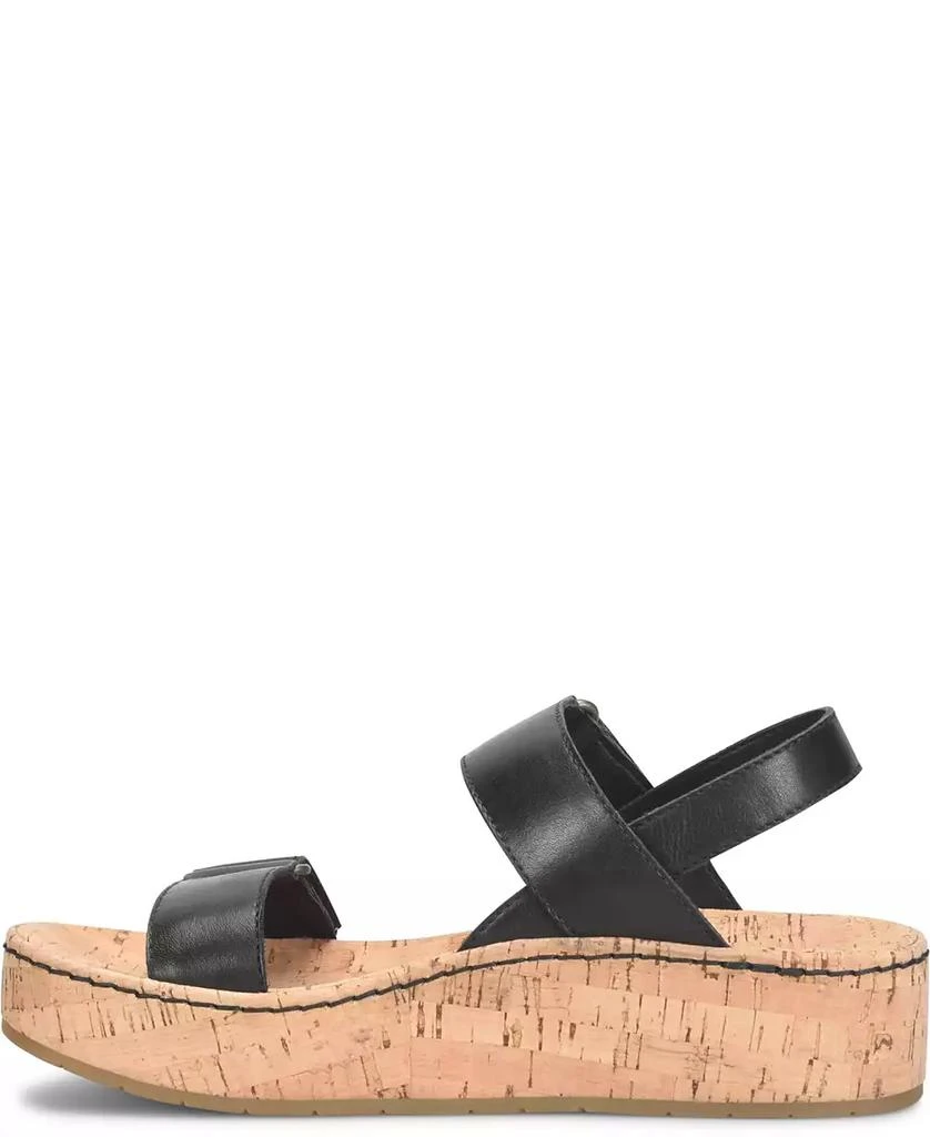 Born Women's Sloan Round Toe Wedge Sandals 6
