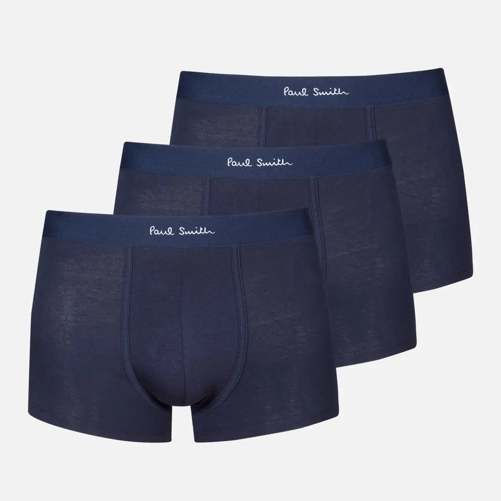 Paul Smith Paul Smith Loungewear Three-Pack Stretch-Cotton Boxer Shorts