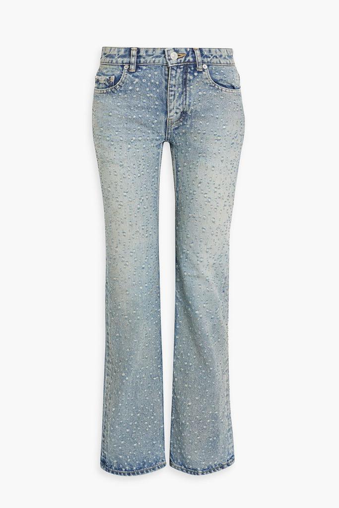 Balenciaga Distressed low-rise straight-leg jeans