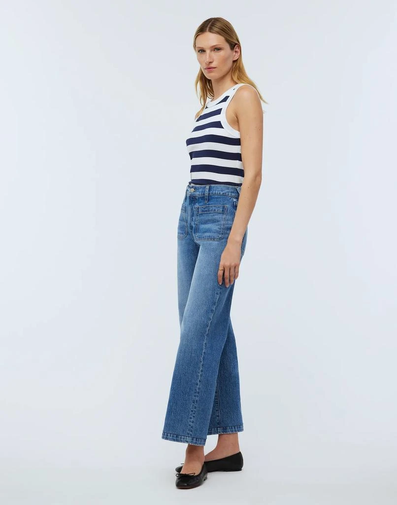 Madewell The Emmett Wide-Leg Full Length Jean: Patch Pocket Edition 3
