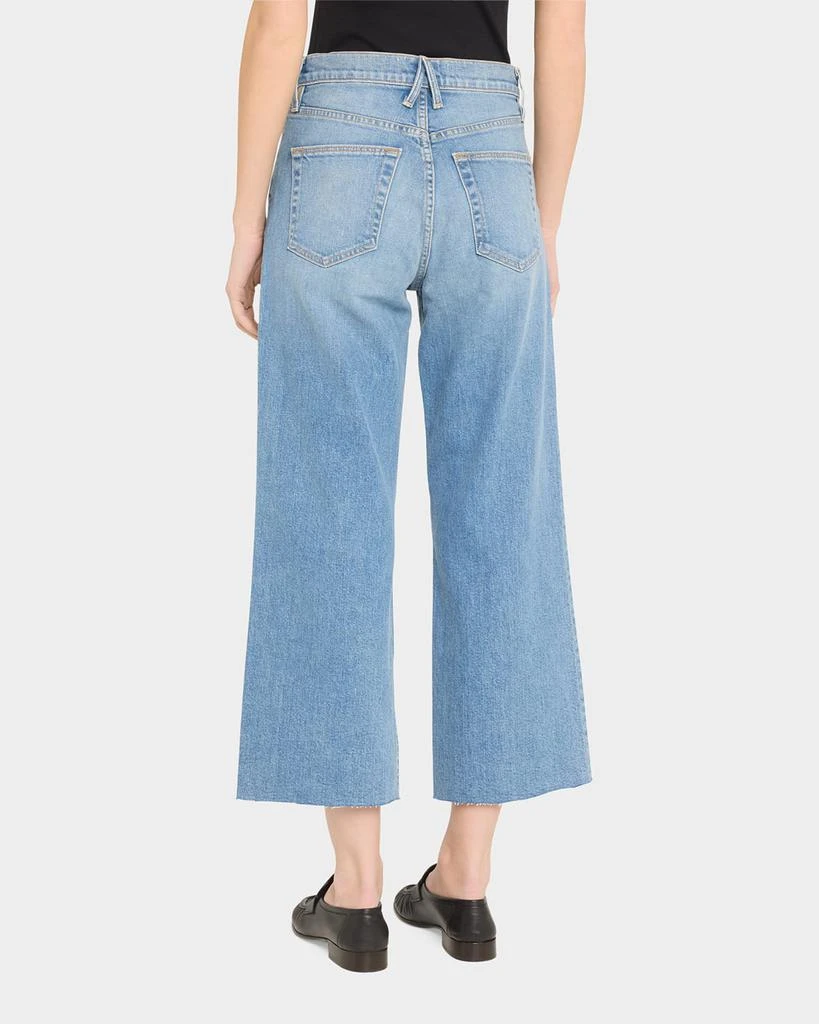 SLVRLAKE Grace Wide Ankle Jeans with Raw Hem 3