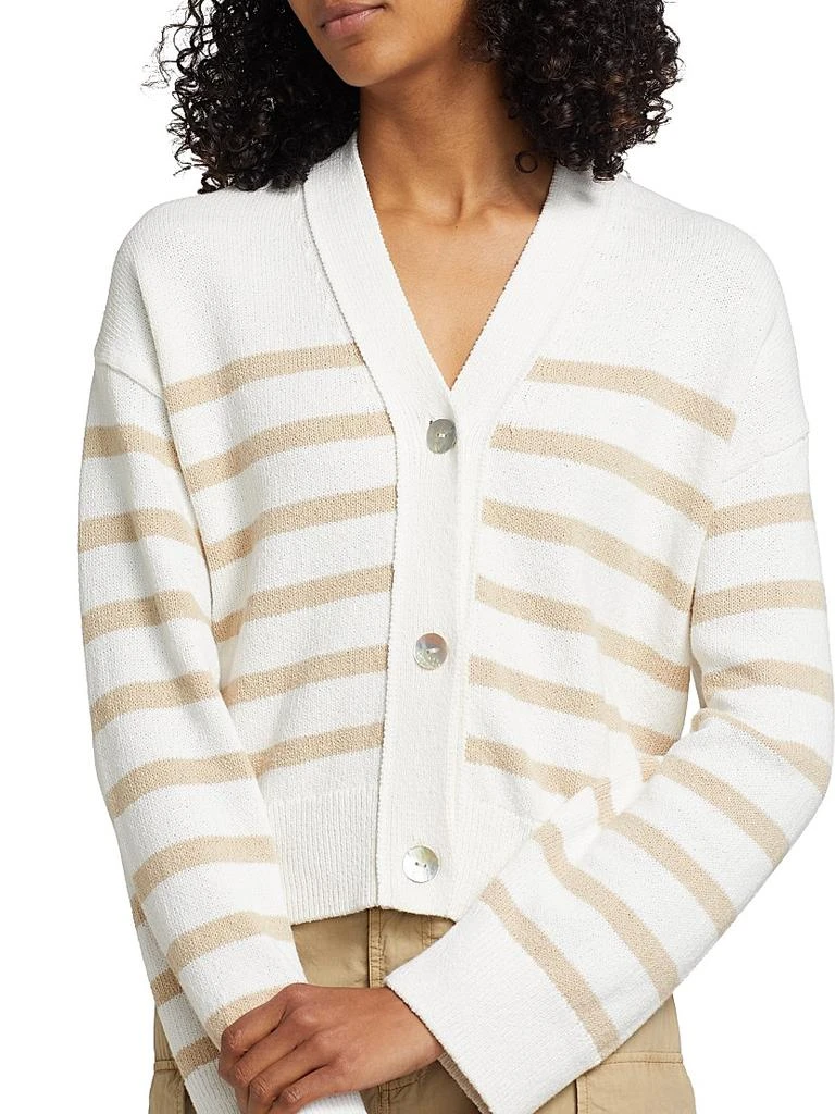 Rails Geneva Striped Cotton-Blend Cardigan 6
