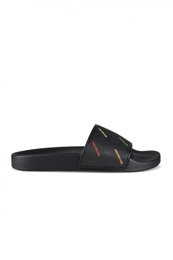 【Balenciaga】SUNDAY SLIDE◆789637W3SU1 Balenciaga Balenciaga Sunday Slip-On Slides - Slippers