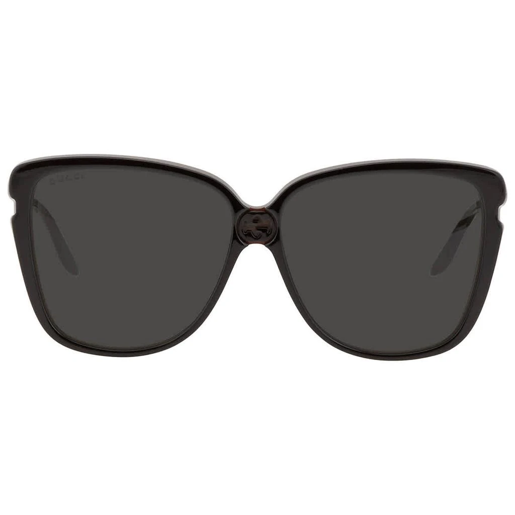 Gucci Gucci Grey Butterfly Ladies Sunglasses GG0709S 002 63 2