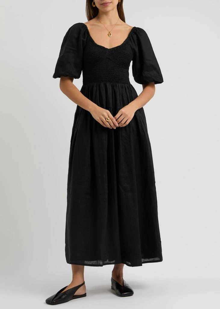 Faithfull the Brand Rosarico linen midi dress 4
