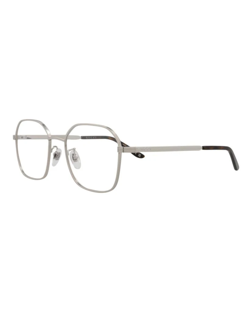 Gucci Square-Frame Metal Optical Frames 2