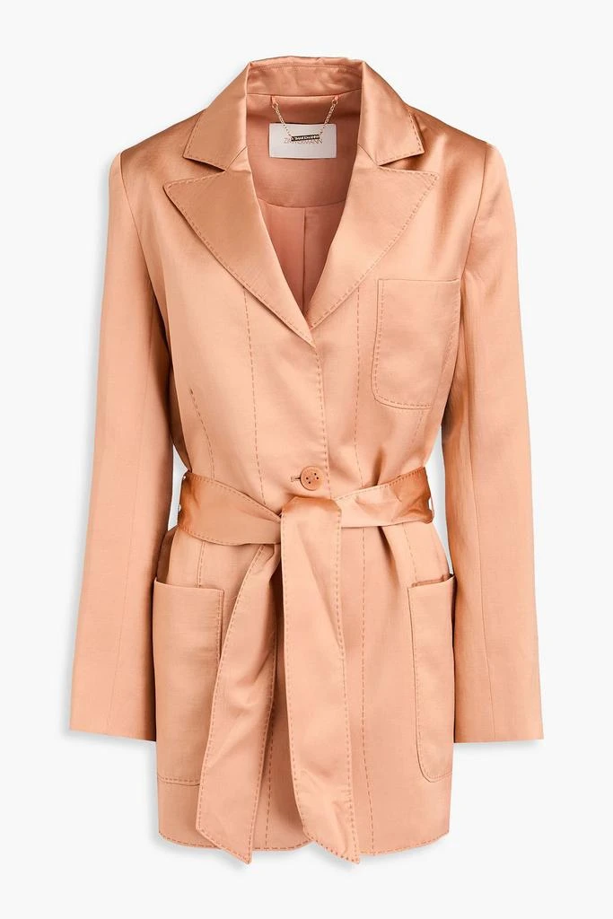 Zimmermann Belted shantung blazer