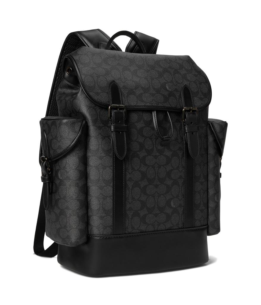 Coach Hitch Backpack In Signature Canvas