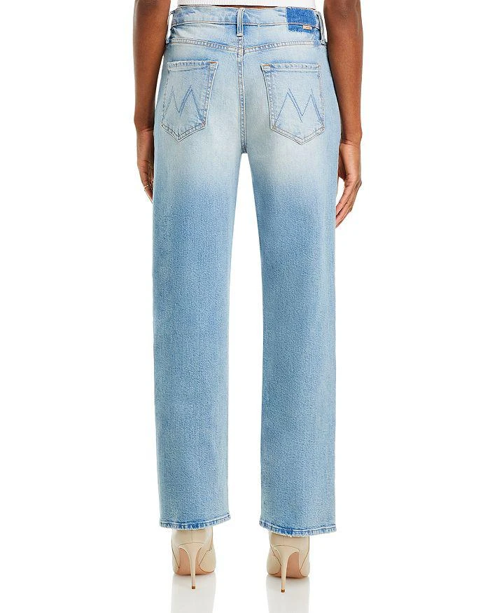 MOTHER The Spitfire Sneak High Rise Wide Leg Jeans in I Confess 3