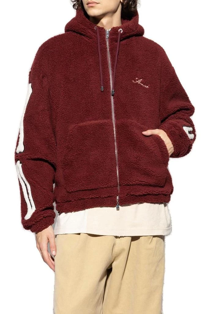 AMIRI Amiri Bones Fleece Zip Hoodie 2